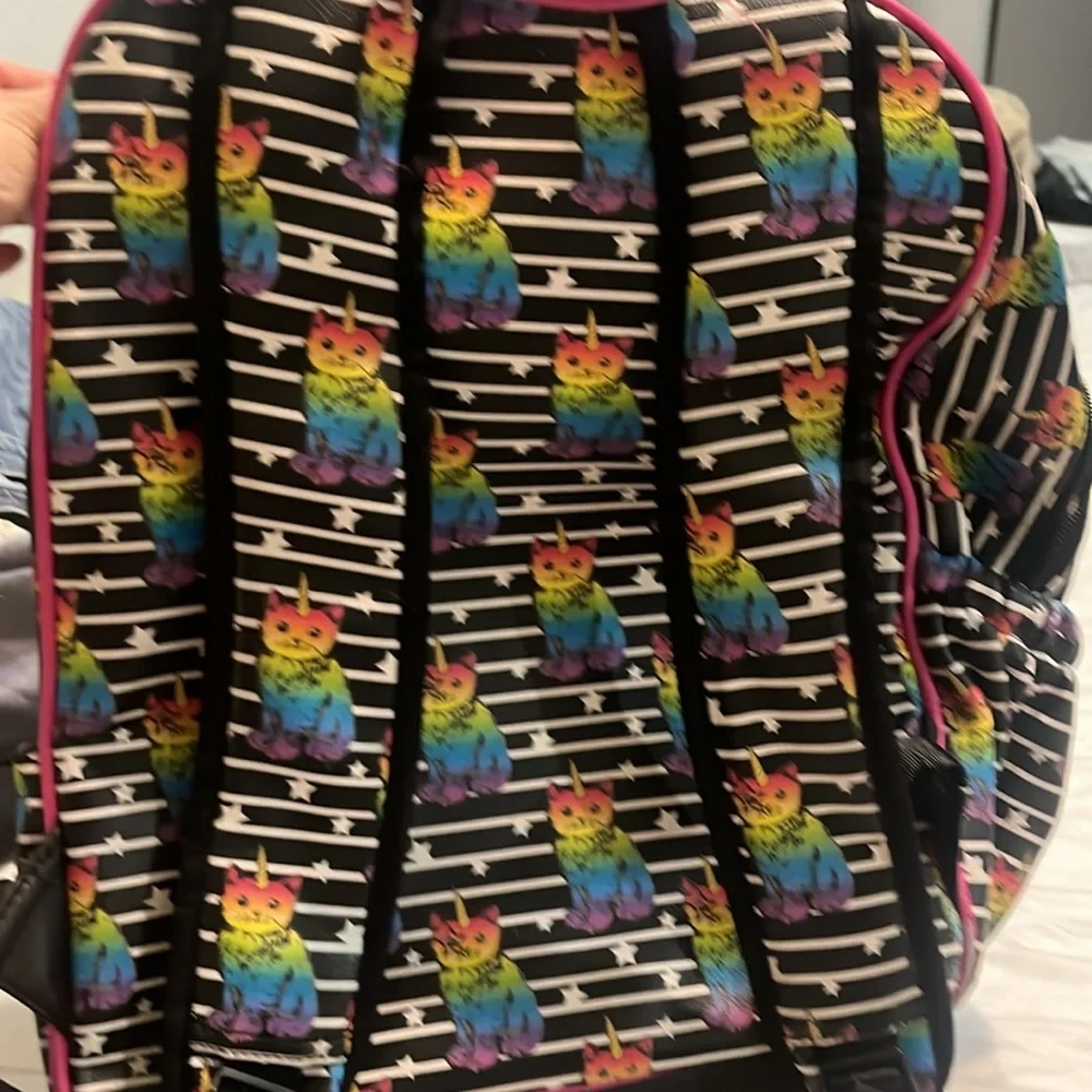 Betsey Johnson Standard Size Back Pack Beautiful! Great pockets!